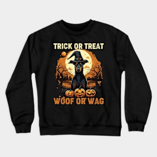 Beware the Dogoween Witch Pup! Crewneck Sweatshirt